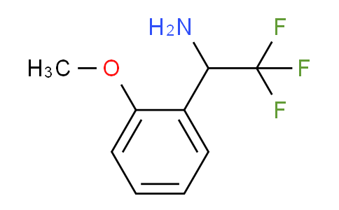 CAS No. 886368-62-3, 2,2,2-Trifluoro-1-(2-methoxyphenyl)ethanamine