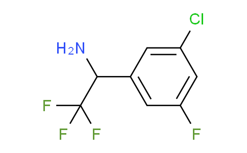 CAS No. 886370-61-2, 1-(3-Chloro-5-fluorophenyl)-2,2,2-trifluoroethanamine