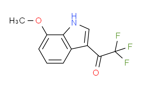 CAS No. 128717-76-0, 2,2,2-Trifluoro-1-(7-methoxy-1H-indol-3-yl)ethanone