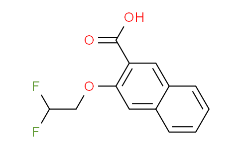 CAS No. 1183017-57-3, 3-(2,2-Difluoroethoxy)-2-naphthoic acid