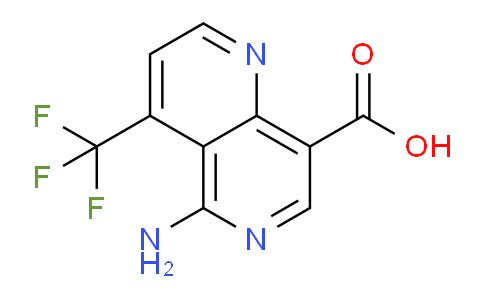 CAS No. 1956377-39-1, 5-Amino-4-(trifluoromethyl)-1,6-naphthyridine-8-carboxylic acid