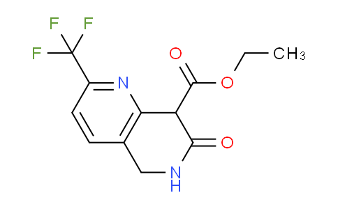 CAS No. 1706448-55-6, Ethyl 7-oxo-2-(trifluoromethyl)-5,6,7,8-tetrahydro-1,6-naphthyridine-8-carboxylate