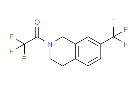 CAS No. 284027-34-5, 2,2,2-Trifluoro-1-(7-(trifluoromethyl)-3,4-dihydroisoquinolin-2(1H)-yl)ethanone