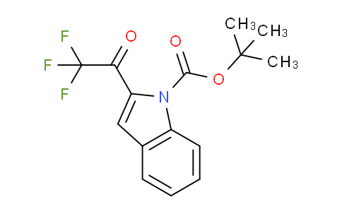 CAS No. 1402148-99-5, tert-Butyl 2-(2,2,2-trifluoroacetyl)-1H-indole-1-carboxylate