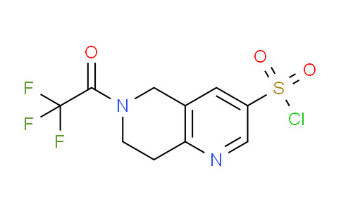CAS No. 1802152-71-1, 6-(2,2,2-Trifluoroacetyl)-5,6,7,8-tetrahydro-1,6-naphthyridine-3-sulfonyl chloride