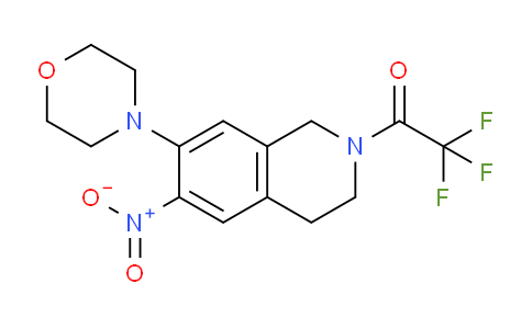 CAS No. 1279717-14-4, 2,2,2-Trifluoro-1-(7-morpholino-6-nitro-3,4-dihydroisoquinolin-2(1H)-yl)ethanone