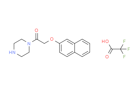 CAS No. 1135289-91-6, 2-(Naphthalen-2-yloxy)-1-(piperazin-1-yl)ethanone 2,2,2-trifluoroacetate