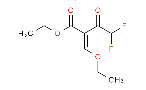 CAS No. 176969-33-8, Ethyl 2-(ethoxymethylene)-4,4-difluoro-3-oxobutanoate