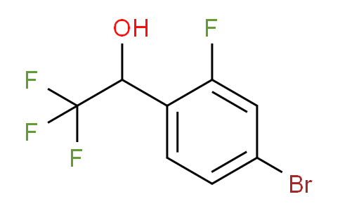 CAS No. 1033805-88-7, 1-(4-Bromo-2-fluorophenyl)-2,2,2-trifluoroethanol