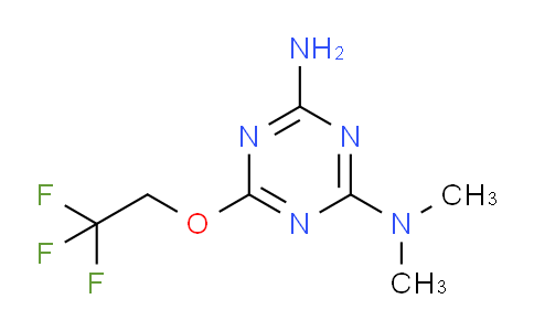 CAS No. 145963-84-4, N2,N2-Dimethyl-6-(2,2,2-trifluoroethoxy)-1,3,5-triazine-2,4-diamine