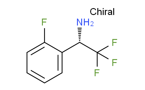CAS No. 1213370-95-6, (S)-2,2,2-Trifluoro-1-(2-fluorophenyl)ethanamine