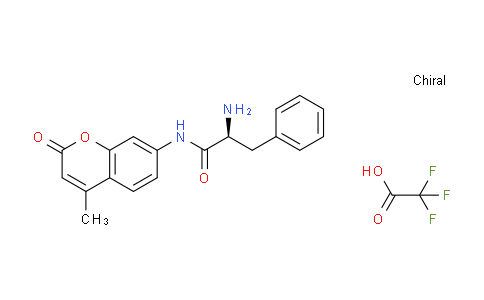CAS No. 108321-84-2, (S)-2-Amino-N-(4-methyl-2-oxo-2H-chromen-7-yl)-3-phenylpropanamide 2,2,2-trifluoroacetate