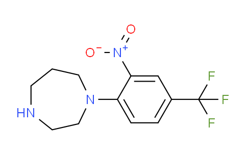 CAS No. 646455-48-3, 1-(2-Nitro-4-(trifluoromethyl)phenyl)-1,4-diazepane