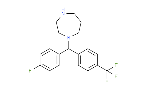 CAS No. 503807-36-1, 1-((4-Fluorophenyl)[4-(trifluoromethyl)phenyl]methyl)-1,4-diazepane