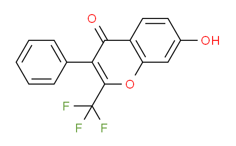 CAS No. 84858-65-1, 7-Hydroxy-3-phenyl-2-(trifluoromethyl)-4H-chromen-4-one