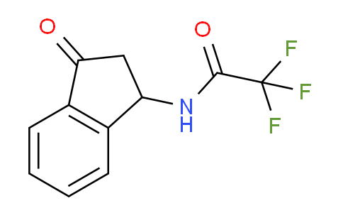 CAS No. 117391-20-5, 2,2,2-Trifluoro-N-(3-oxo-2,3-dihydro-1H-inden-1-yl)acetamide