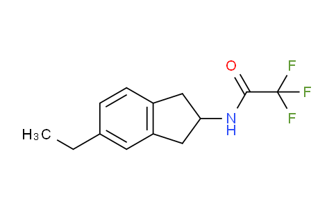 CAS No. 601487-88-1, N-(5-Ethyl-2,3-dihydro-1H-inden-2-yl)-2,2,2-trifluoroacetamide