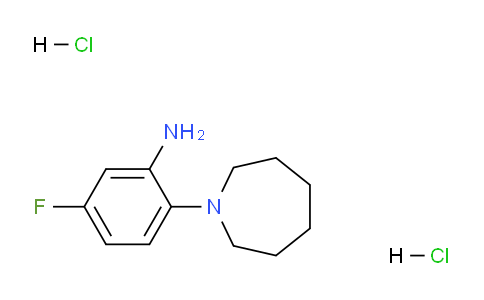 CAS No. 1185053-76-2, 2-(Azepan-1-yl)-5-fluoroaniline dihydrochloride