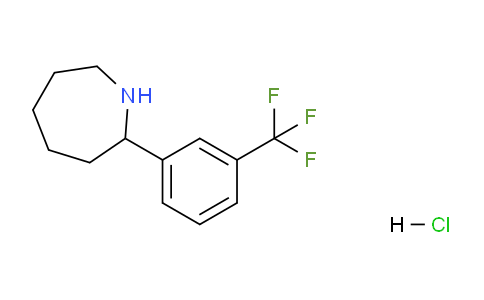 CAS No. 1346602-95-6, 2-(3-(Trifluoromethyl)phenyl)azepane hydrochloride