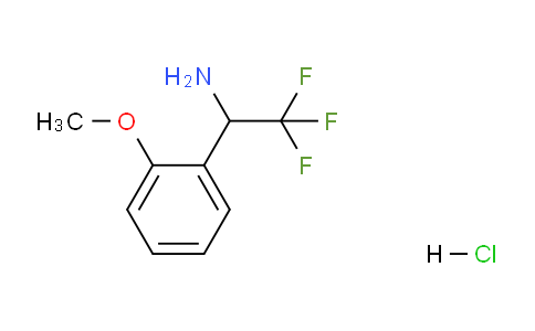 CAS No. 1228880-25-8, 2,2,2-Trifluoro-1-(2-methoxyphenyl)ethanamine hydrochloride