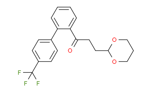 898757-56-7 | 3-(1,3-Dioxan-2-yl)-2'-[(4-trifluoromethyl)phenyl]propiophenone