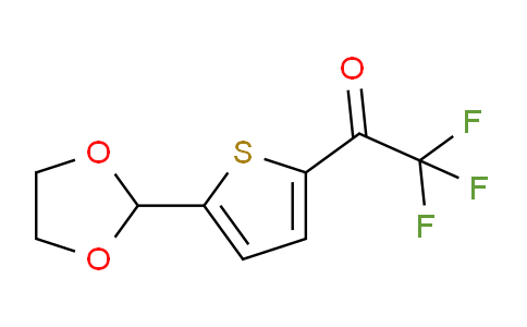 CAS No. 898772-29-7, 2-Trifluoroacetyl-5-(1,3-dioxolan-2-yl)thiophene