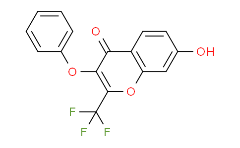 CAS No. 137460-59-4, 7-Hydroxy-3-phenoxy-2-(trifluoromethyl)-4H-chromen-4-one