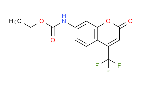 CAS No. 64058-34-0, Ethyl (2-oxo-4-(trifluoromethyl)-2H-chromen-7-yl)carbamate