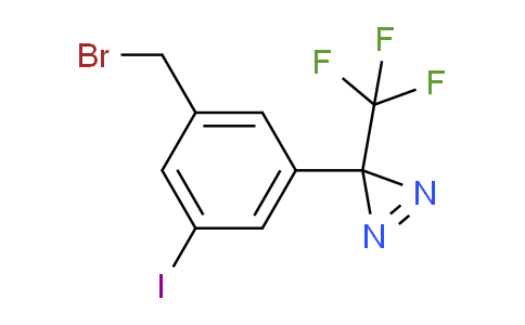 CAS No. 309250-32-6, 3-(3-(Bromomethyl)-5-iodophenyl)-3-(trifluoromethyl)-3H-diazirine
