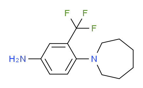 CAS No. 946761-25-7, 4-(Azepan-1-yl)-3-(trifluoromethyl)aniline