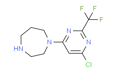 CAS No. 1956307-63-3, 1-(6-Chloro-2-(trifluoromethyl)pyrimidin-4-yl)-1,4-diazepane