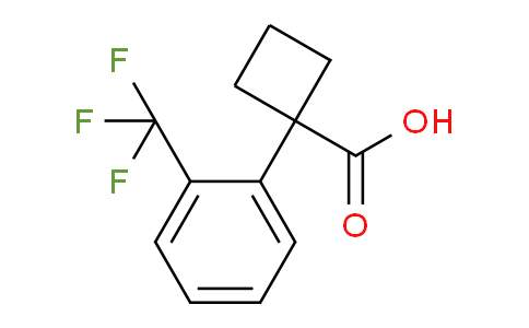 CAS No. 151157-52-7, 1-(2-(trifluoromethyl)phenyl)cyclobutanecarboxylic acid