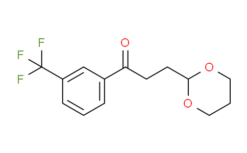 CAS No. 898786-57-7, 3-(1,3-Dioxan-2-yl)-3'-trifluoromethylpropiophenone