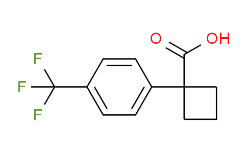 CAS No. 1086379-78-3, 1-[4-(Trifluoromethyl)phenyl]-cyclobutanecarboxylic acid