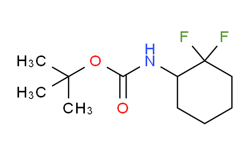 CAS No. 921602-82-6, tert-butyl (2,2-difluorocyclohexyl)carbamate