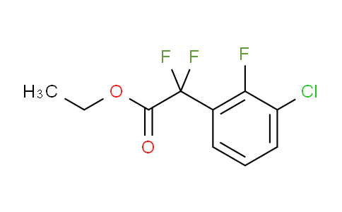 CAS No. 1215205-78-9, Ethyl 2-(3-chloro-2-fluorophenyl)-2,2-difluoroacetate