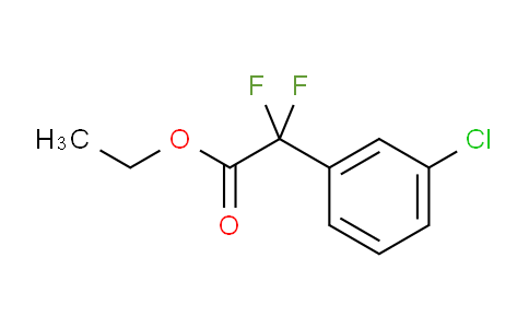 CAS No. 135334-14-4, Ethyl 2-(3-chlorophenyl)-2,2-difluoroacetate