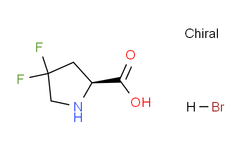 CAS No. 72180-29-1, (S)-4,4-Difluoropyrrolidine-2-carboxylic acid hydrobromide