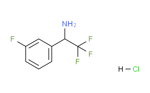 CAS No. 1185302-13-9, 2,2,2-Trifluoro-1-(3-fluorophenyl)ethanamine hydrochloride
