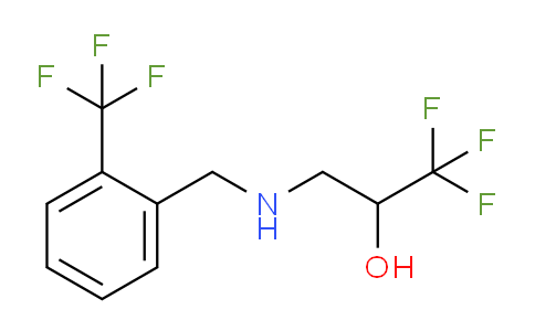 DY721575 | 453557-79-4 | 1,1,1-Trifluoro-3-((2-(trifluoromethyl)benzyl)amino)propan-2-ol
