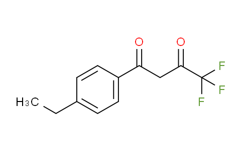 CAS No. 1495-03-0, 1-(4-Ethylphenyl)-4,4,4-trifluorobutane-1,3-dione