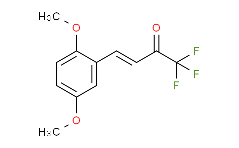 CAS No. 1007105-55-6, 4-(2,5-Dimethoxyphenyl)-1,1,1-trifluorobut-3-en-2-one