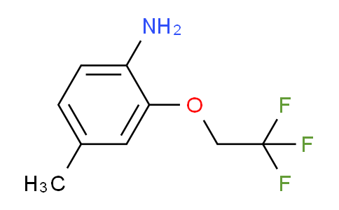 CAS No. 186387-92-8, 4-Methyl-2-(2,2,2-trifluoroethoxy)aniline