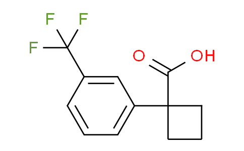 CAS No. 151157-58-3, 1-(3-(Trifluoromethyl)phenyl)cyclobutanecarboxylic acid