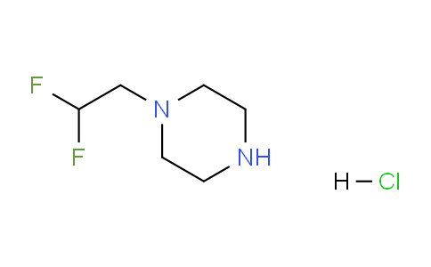 CAS No. 184042-64-6, 1-(2,2-Difluoro-ethyl)-piperazine hydrochloride