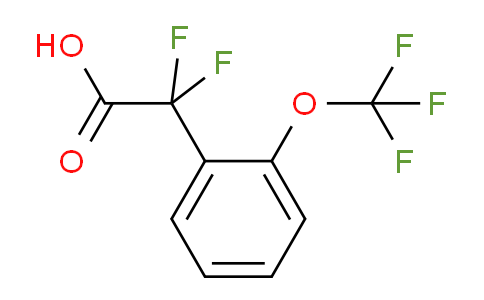 CAS No. 1133116-03-6, 2,2-Difluoro-2-(2-(trifluoromethoxy)phenyl)acetic acid