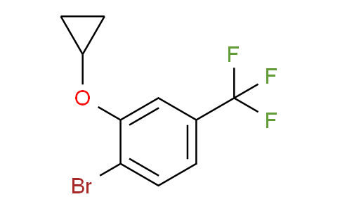 CAS No. 1243398-54-0, 1-Bromo-2-cyclopropoxy-4-(trifluoromethyl)benzene