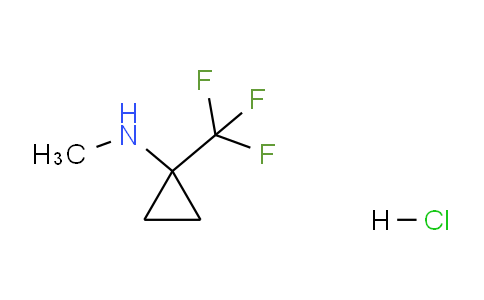 CAS No. 1301714-23-7, N-Methyl-1-(trifluoromethyl)cyclopropanamine hydrochloride