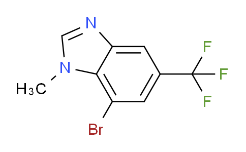 CAS No. 1801697-86-8, 7-Bromo-1-methyl-5-(trifluoromethyl)benzimidazole