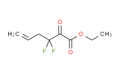 CAS No. 165465-49-6, Ethyl 3,3-difluoro-2-oxohex-5-enoate